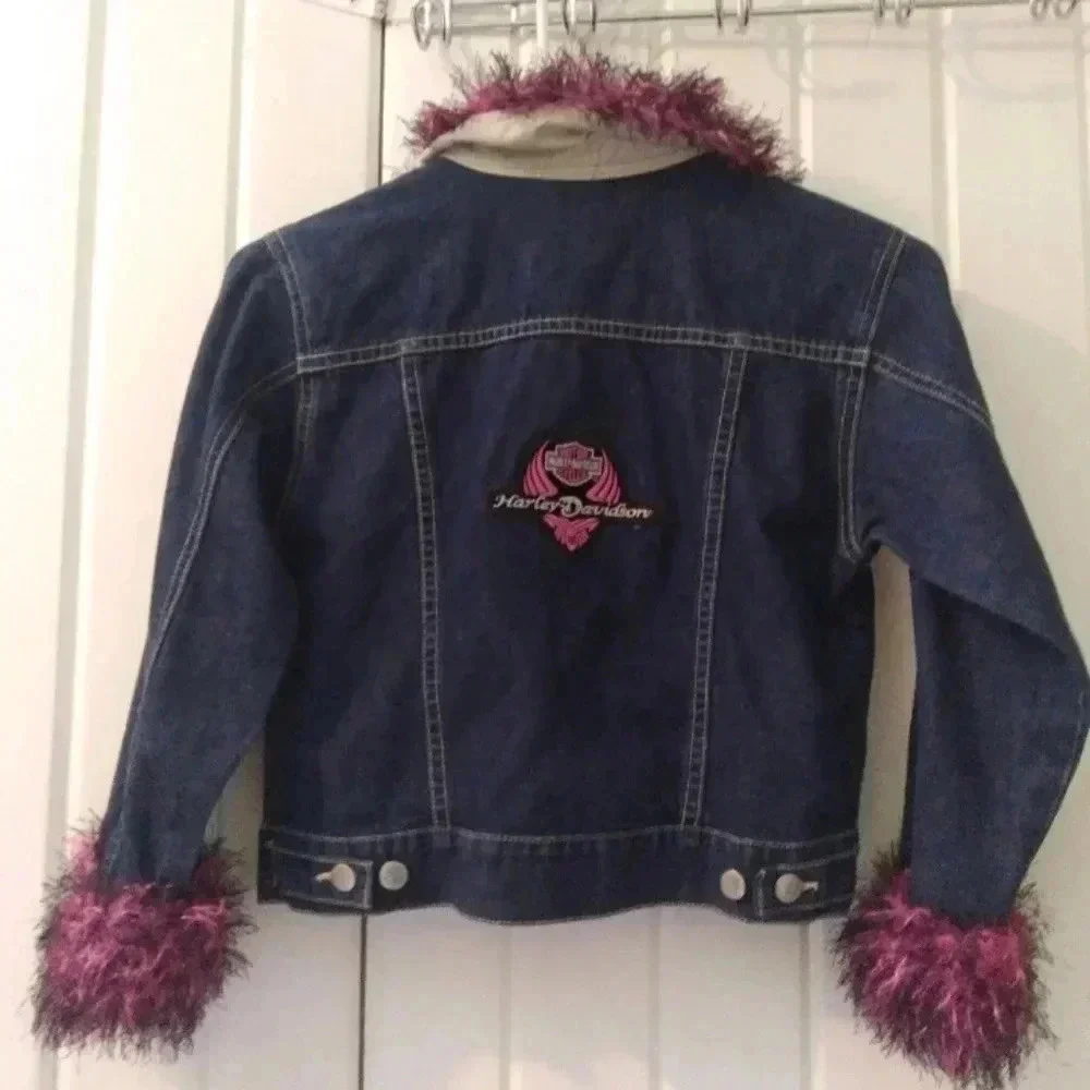 vintage customized Gymboree jean jacket-girls X-large age 6
